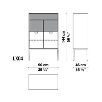 Буфет Alcor от Maxalto