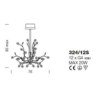 Люстра Rosetta от Italian Design Lighting (IDL)