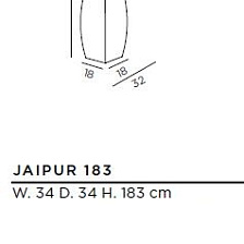 Ваза Shimla & Jaipur от De Castelli