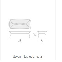 Стол Sevenmiles от Ceccotti