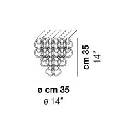 Потолочный светильник Giogali от Vistosi
