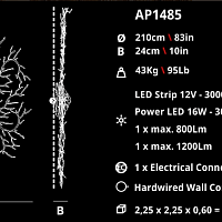 Потолочный светильник Coral AP1485 от Serip