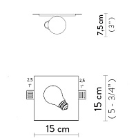 Бра Idea Recessed от Slamp