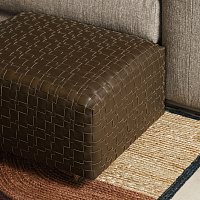 Пуф Bangkok 60*50 Dark Brown от Flexform