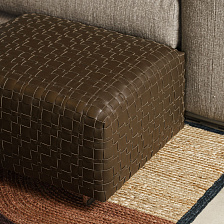 Пуф Bangkok 60*50 Dark Brown от Flexform