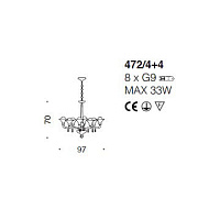 Люстра Supreme от Italian Design Lighting (IDL)