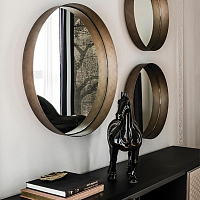 Зеркало Wish 90 Brushed Bronze от Cattelan Italia