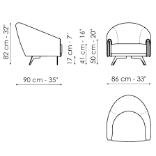 Кресло Saddle от Bonaldo