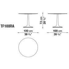 Стол Fiore от Maxalto