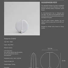 Ваза Guggenheim Petit Bone White от 101 Copenhagen