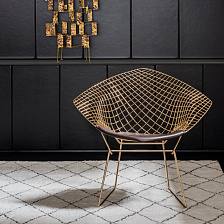 Кресло Bertoia Diamond Chair - Gold от Knoll