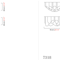 Потолочный светильник Trim 7317/7318 от Barovier & Toso