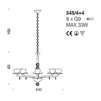 Люстра Dafne от Italian Design Lighting (IDL)