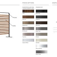 Ширма Freestanding Trellis Screen от Tuuci