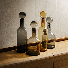 Сет из 4х бутылей Bubbles and Bottles L Cognac от Polspotten