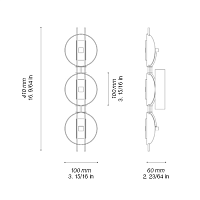 Бра Sybarite SYB-S-100/420-B от Ombre Portee