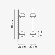 Бра Palma 3706/16 от Vibia