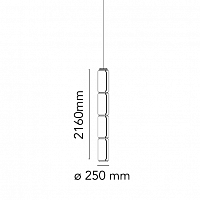 Подвесной светильник Noctambule Suspension Cylinder от Flos