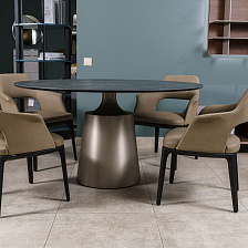 Стол Yoda Keramik Round Ardesia от Cattelan Italia