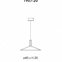 Подвесной светильник Altura 1907-20 от Penta